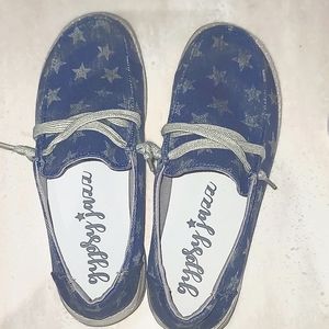 Gypsy Jazz slip on shoes